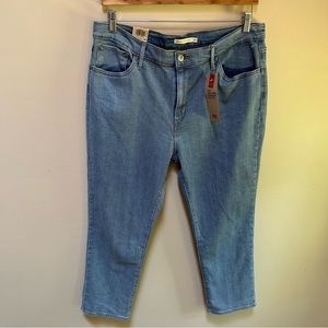 Levi's 724 Blue Ankle & Cropped Jeans